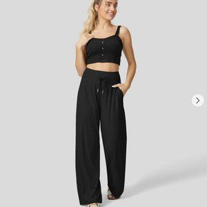 Halara Bundle! 2Pk High Waisted, Wide leg, Cool touch drawstring pant